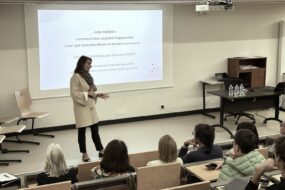 Soirée-conférence « désirer et dessiner son avenir » avec les parents d’élèves à l'ICOF